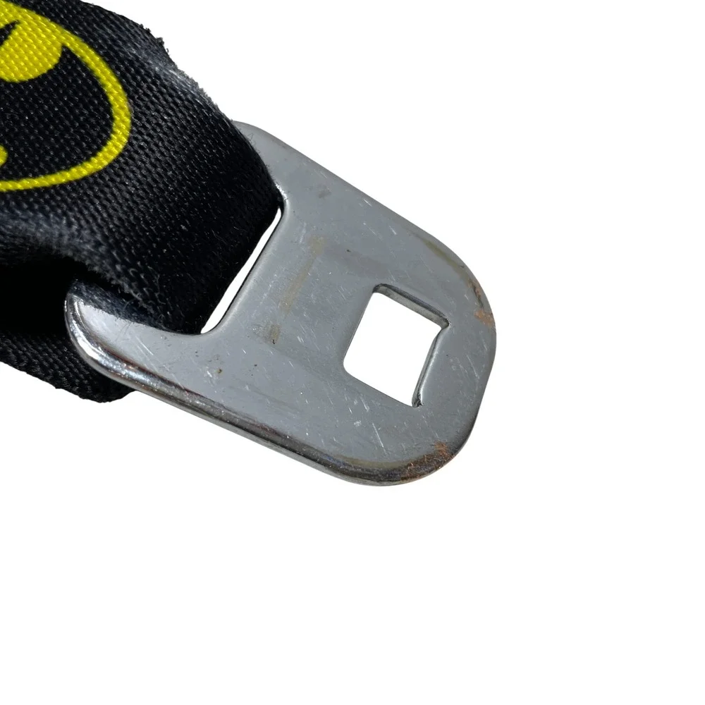 Batman DC Comics Black Yellow Licensed Seatbelt Seat Belt Style Men‎ Buckle Down